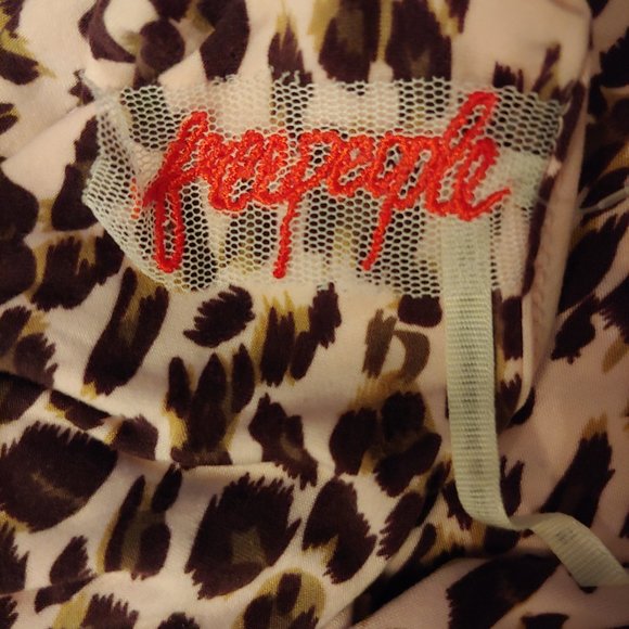 Free People leopard mini dress - Picture 5 of 6